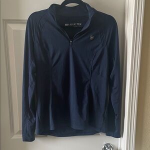 AriatTek Heat Series Dark Blue Quarter Zip Pullover